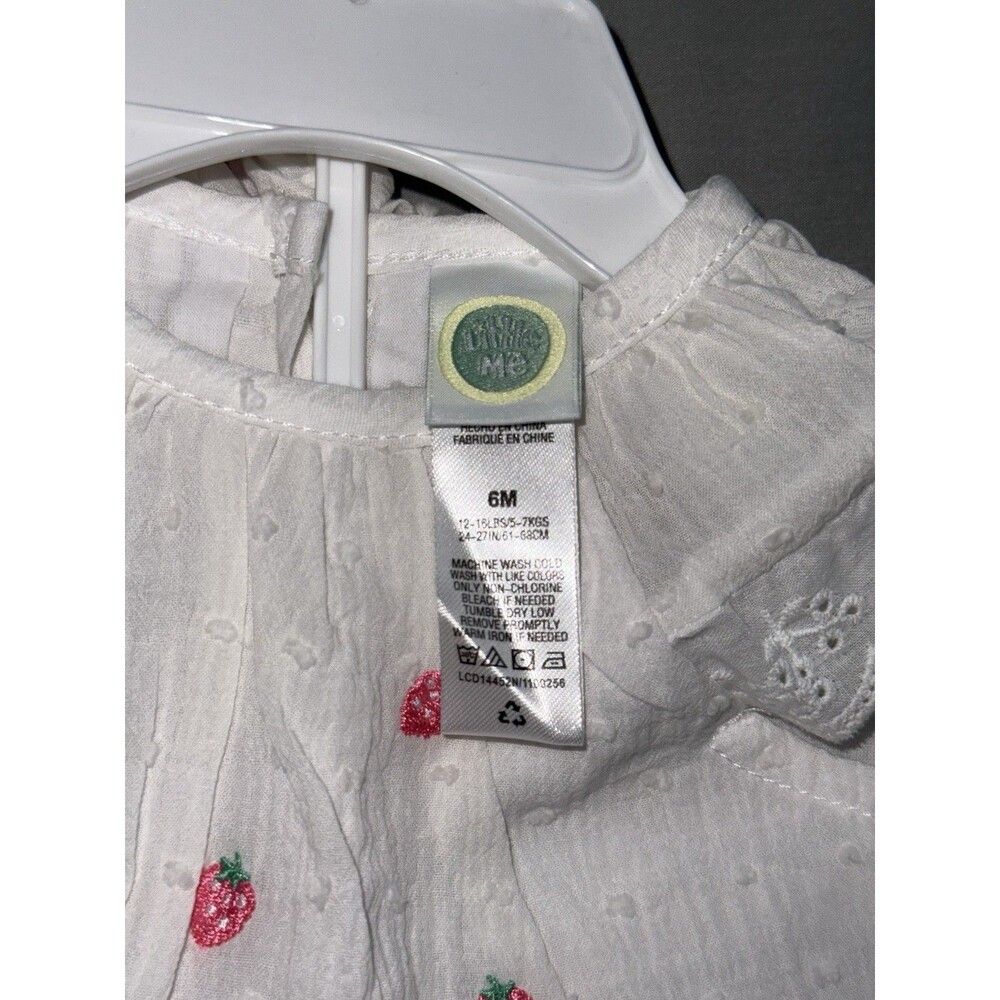 NWT Little me Babygirl Strawberry Set Size 6 Months - Picture 6 of 6